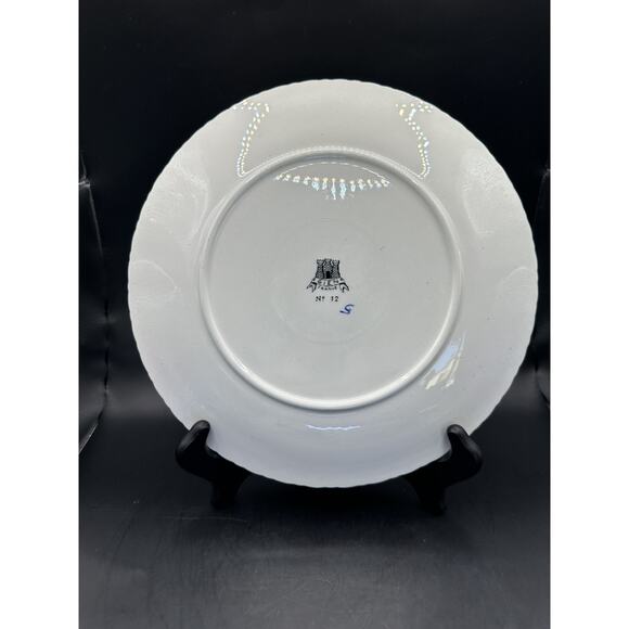 GIEN Grands Crustaces #12 Hermit Crab Hand Painted Faience 10" Plate France 1961 - Picture 5 of 7